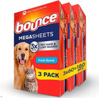 Bounce Pet Hair and Lint Guard Mega Dryer Sheets by Bounce