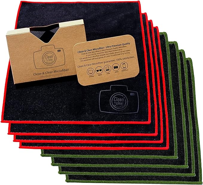 Clean & Clear Microfiber Cleaning Cloth, EXTRA LARGE ULTRA PREMIUM Microfiber by CleanClearMicrofiber