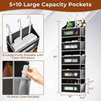 2 Packs 5-Tier Over the Door Storage Organizer - Image 2
