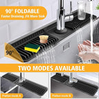 24-Inch Kitchen Sink Splash Guard Mat | 7° Slope - Image 5