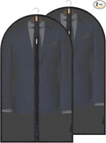 BALEINE 40'' Translucent Garment Bags, 2 Packs PEVA Dress Bag by BALEINE