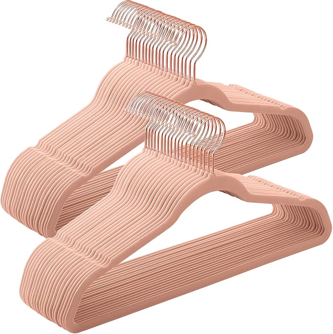 SONGMICS Slim Velvet Hangers, Non-Slip Clothes Hangers by SONGMICSbySONGMICSHOME