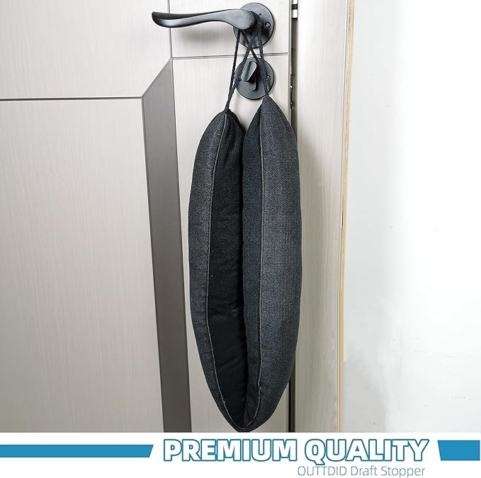 Door Draft Stopper 36 Inches Length x 4 Inches Width, Weighted Under Door Noise - Image 7