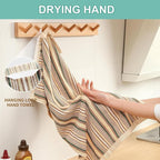 SALAS Kitchen Dish Towels for Drying Dishes, Large Cotton Kitchen Cloths Hand - Image 6