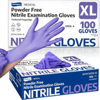 Medical Soft Max™ Nitrile Disposable Gloves, 100 Ct Latex-Free Powder-Free Food by Supmedic