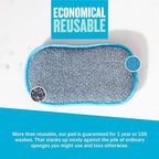 E-Cloth Washing Up Pad, Premium Microfiber Non-Scratch Kitchen Dish Scrubber - Image 5