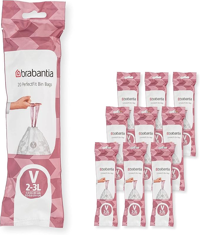 Brabantia PerfectFit Trash Bags Thick Plastic Trash Can Liners by BrabantiaUSA
