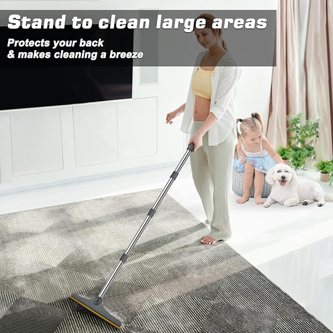 B-Land Carpet Rake for Pet Hair Removal, Reusable Pet Hair Remover - Image 4