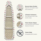 Ironing Board Cover and Pad 15"x54" Extra Thick Natural Cotton, Scorch and - Image 4