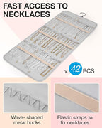 BAGSMART Hanging Jewelry Organizer Storage Roll - Image 2