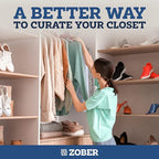 Zober Premium Quality Space Saving Luxurious Velvet Hangers Strong and Durable - Image 8