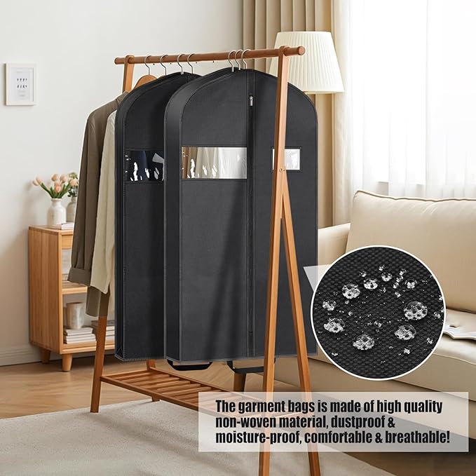 43" Garment Bags for Hanging Clothes & Travel, Hanging Bags for Clothes Travel - Image 5