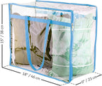Clear Vinyl Zippered Storage Bags 40L Sturdy Storage Bags - Image 3