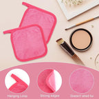 Makeup Remover Cloth 12 Pack, Ultra Soft and Reusable Microfiber Makeup Remover - Image 3