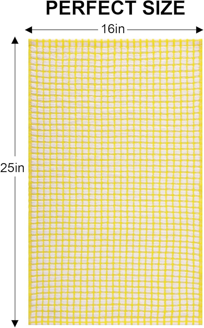Kitinjoy Cotton 6 Pack Terry Kitchen Towels, 16 x 25 Inches Super Soft and - Image 6