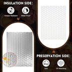EcoDispose Pre-Cut Insulated Foil Sandwich Wrap Sheets - Image 3