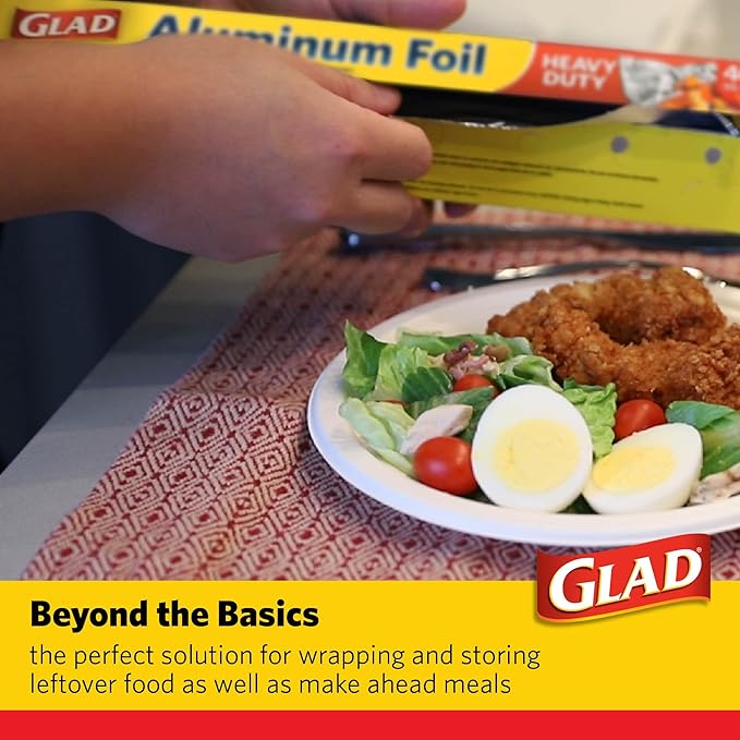 Glad Heavy Duty Aluminum Foil, 40 Square Feet | Aluminum Foil - Image 4