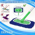 Coral Fleece Mop Pads, Reusable Wet/Dry Compatible - Image 2