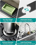 Stone Faucet Mat for Kitchen Sink, Diatomite Sink Protectors - Image 5