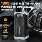 5000A Jump Starter with Air Compressor, Car Jumper Starter Portable with 150PSI - Image 3