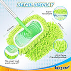KEEPOW Reusable Microfiber Mop Pads Compatible - Image 4