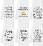 GROBRO7 Funny Sayings Hand Towel by GROBRO7