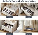 Joyoldelf Sock Drawer Organizer Divider 4 Packs Underwear Organizer, 2 x 24 - Image 6