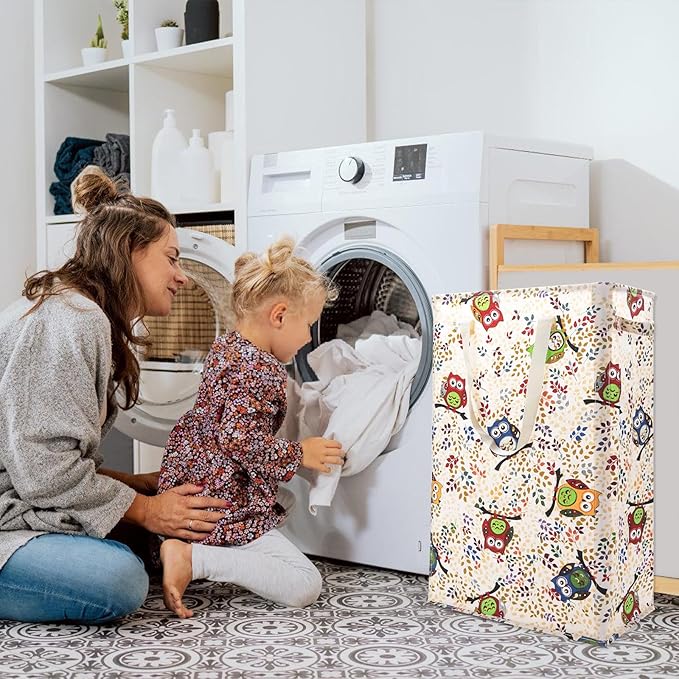 Odonata Slim Laundry Hamper Handles Collapsible Laundry Basket Thin Dirty - Image 5