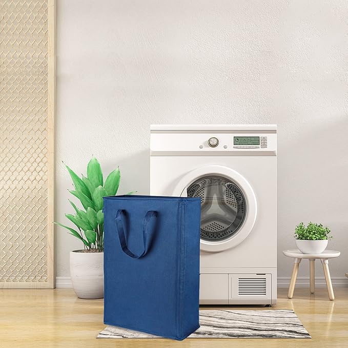 Odonata Slim Laundry Hamper Handles Collapsible Laundry Basket Thin Dirty - Image 7