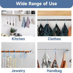 Titanker Shower Curtain Hooks, Rust Resistant Shower Curtain Rings - Image 4