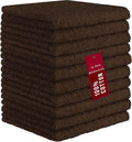 DecorRack 10 Pack 100% Cotton Wash Cloth, Luxurious Soft, 12 x 12 inch Ultra by DecorRack