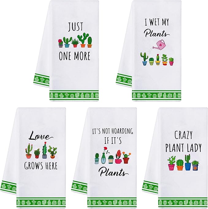 R HORSE 5Pcs Funny Kitchen Towels by RHORSE