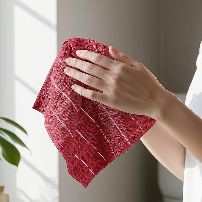 Utopia Towels 8 Pack Kitchen Towels Set, 12x12 Inches, Highly Absorbent and - Image 2