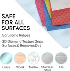 Swedish Wholesale Dishcloths Reusable 8" x 7" Sponge Cloths, Bulk 10 Pack of - Image 7