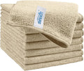 HOMEXCEL Brown Microfiber Cleaning Cloth, 8 Pack Cleaning Towels by HOMEXCEL