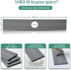 Stone Faucet Mat for Kitchen Sink Splash Guard 23.6" x 3.9" - Image 2