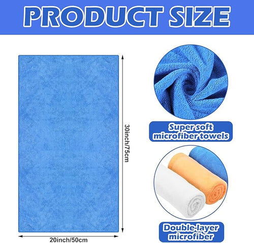 10 Pcs Extra Large Microfiber Cleaning Cloth 30" x 20" Large Floor Microfiber - Image 2