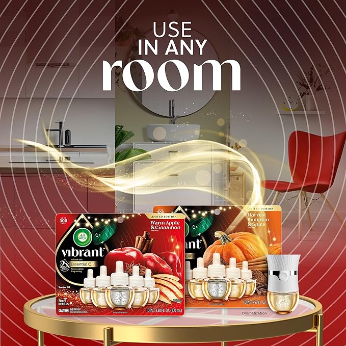 Air Wick Vibrant Plug In Scented Oil Refill, Infused - Image 2