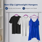 SereneLife 20 Pack Velvet Hangers – Non-Slip Clothes Hangers - Image 4