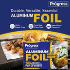 Pop-Up Aluminum Foil Wrap Sheets 9 x 10 3/4 Silver 200 per Box - Image 5