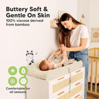 2-Pack Baby Changing Pad Cover for Girl, Boy - Image 3