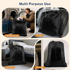 2-Pack Backpack Laundry Bags, Heavy Duty Laundry Bag Backpacks - Image 7