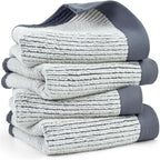 Cleanbear Gray Hand Towels for Bathroom by Cleanbear