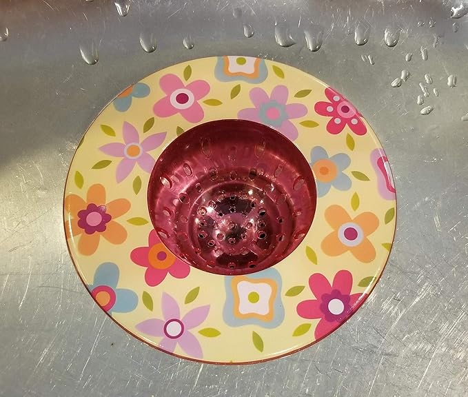 Handy Housewares 5.25" Diameter Decorative Designer Pattern Kitchen Sink - Image 2