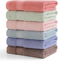 6 Pack Hand Towel Set, 16 by 25 inches, 100% Cotton Ultra Soft and Highly by Unknown