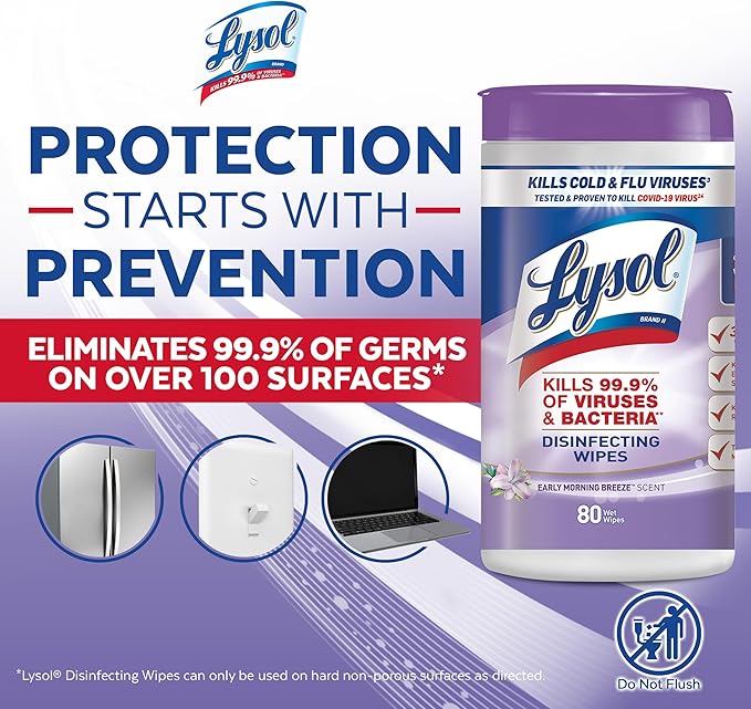 Lysol Disinfectant Wipes, Dorm Room Essentials - Image 5