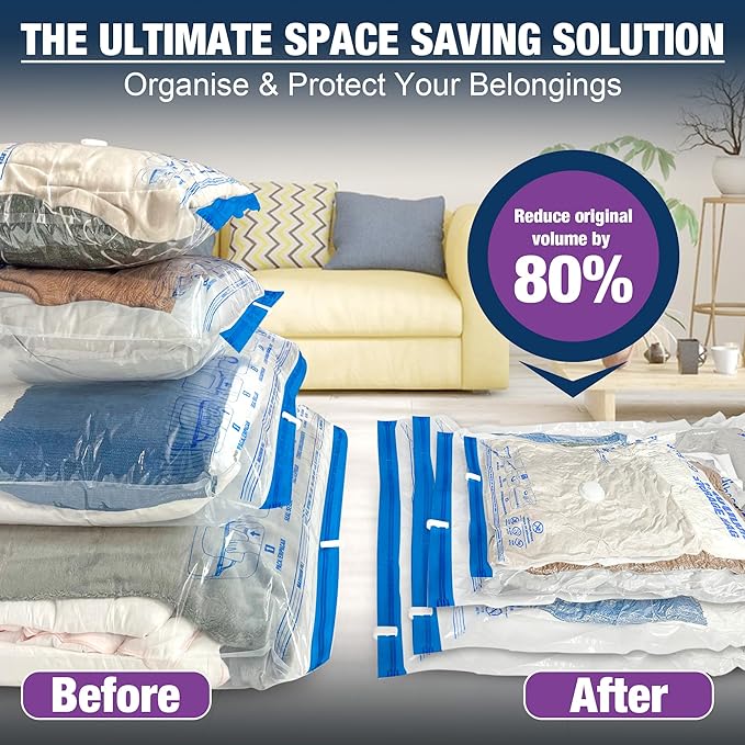 XXL Jumbo 47''X35'' Vacuum Storage Space Bags Extra Large - Image 3