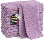Homaxy 12 Pack Kitchen Cloths Dish Towels, Super Soft and Absorbent Dish Cloths by Homaxy