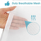 2 Pack Mesh Laundry Bags, 23 x 34 Inches Heavy Duty Mesh Laundry Bag, Large - Image 2