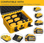 Case for Dewalt Battery, Hard Storage Organizer Box for 12V/20V/60V Battery and - Image 3